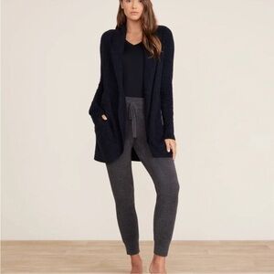 Barefoot Dreams CozyChic Lite Circle Open Sweater Cardigan XS Small